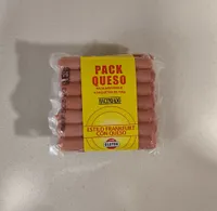 Salchicha estilo frankfurt con queso