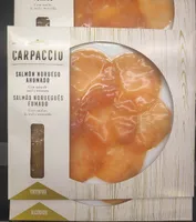Carpaccio de salmón noruego ahumado