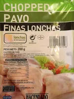 Chopped pavo finas lonchas