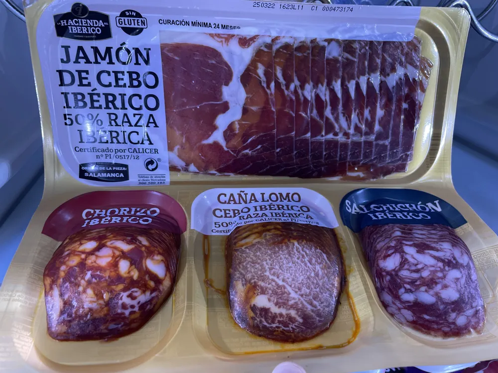Tabla de embutidos ibéricos