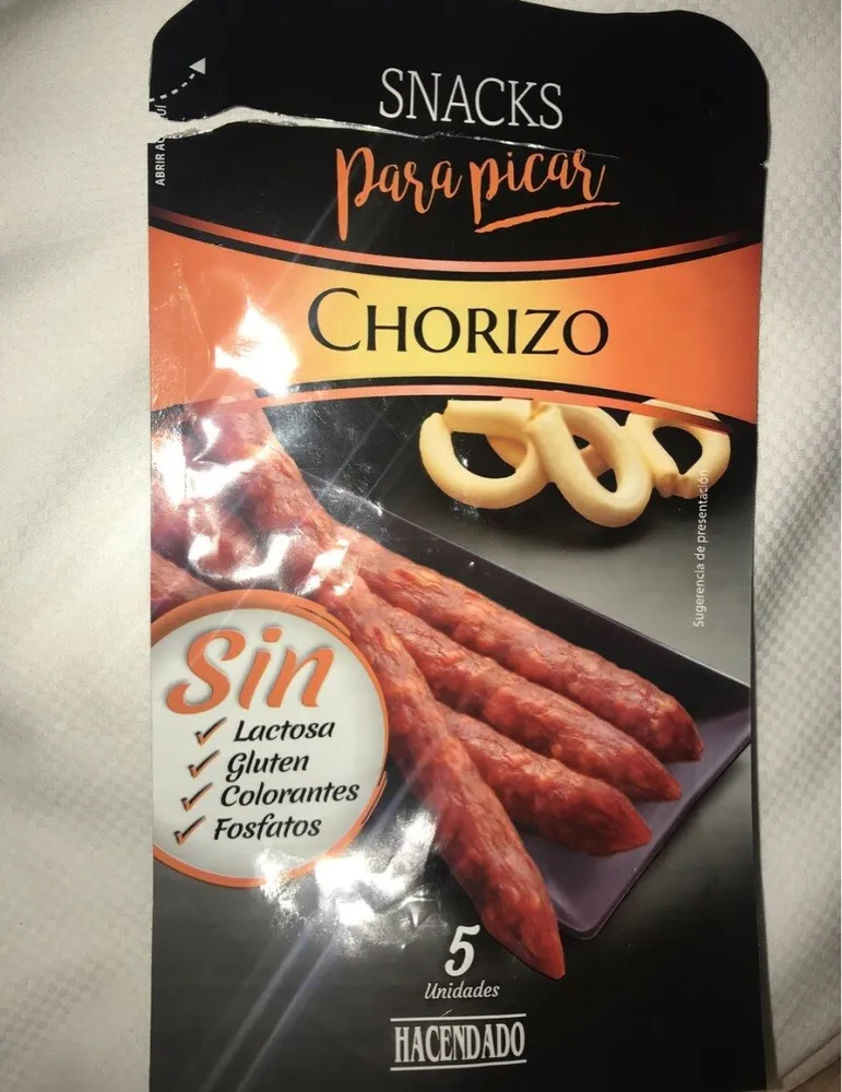Snacks de chorizo para picar