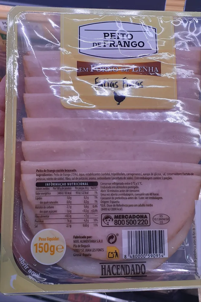 Peito de Frango em Forno de Lenha