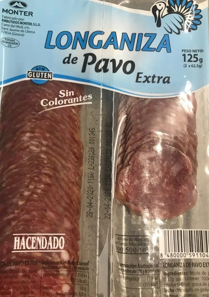 Longaniza Pavo Extra
