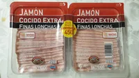 Jamón cocido extra finas lonchas
