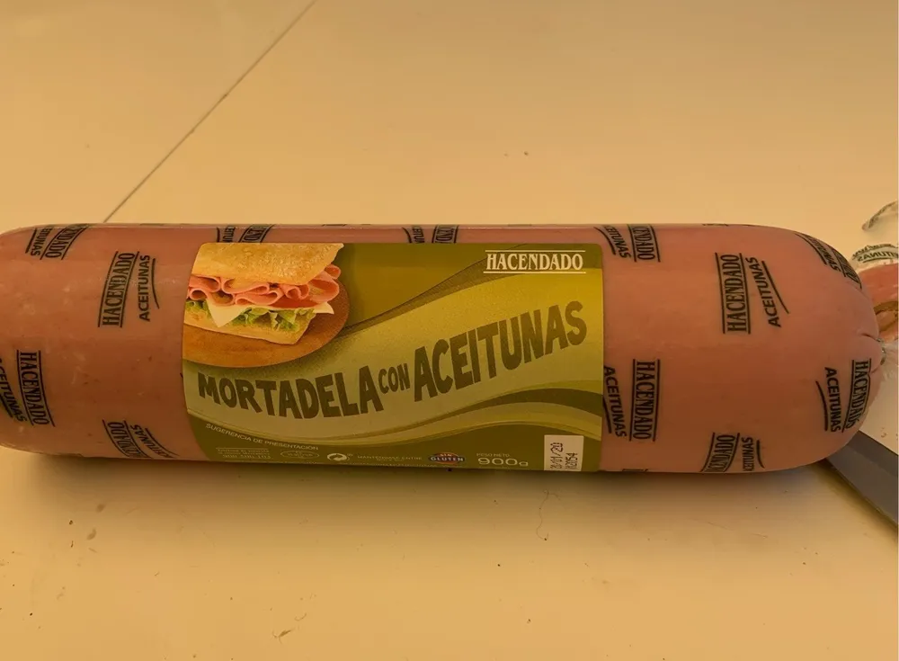 Mortadela con aceitunas