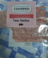 Chopped cocido en lata finas lonchas
