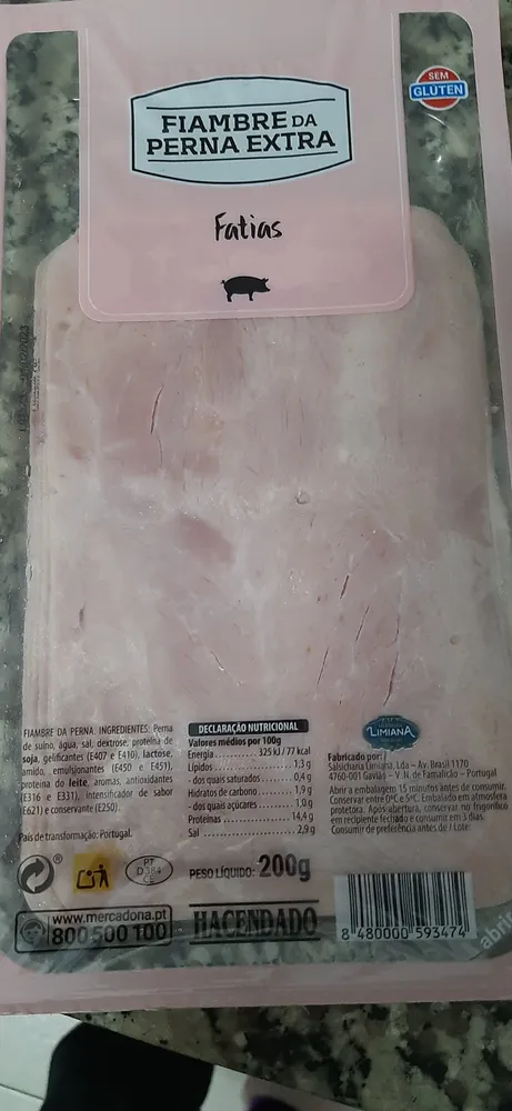 Fiambre da Perna Extra Fatias