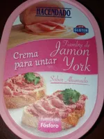 Crema para untar de jamón york