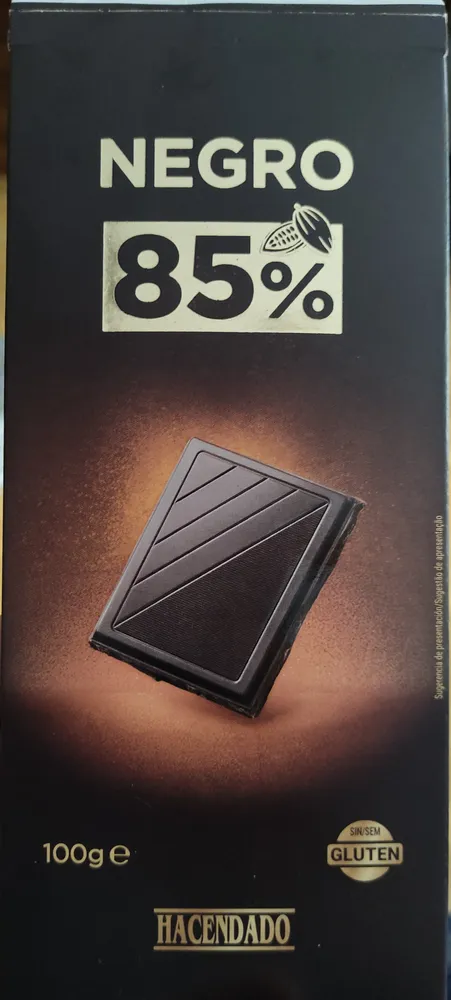 Chocolate negro 85% cacao
