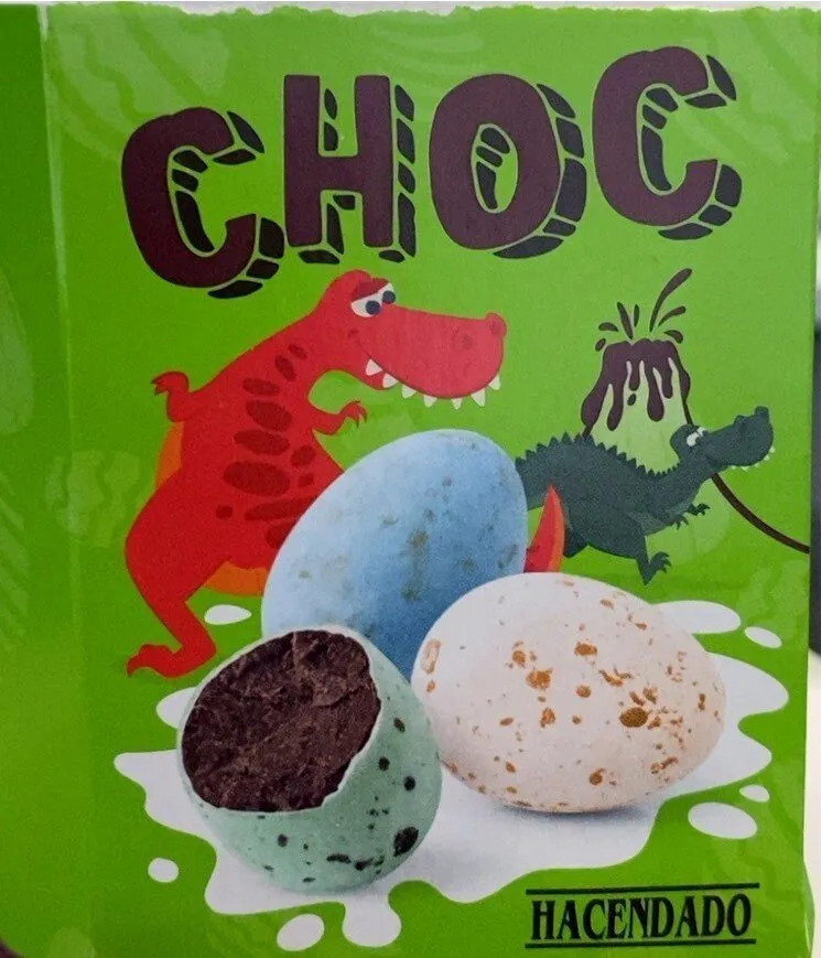 Huevos dinosaurio Choc