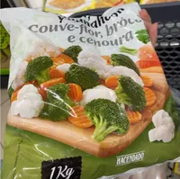 Coliflor, brócoli y zanahoria