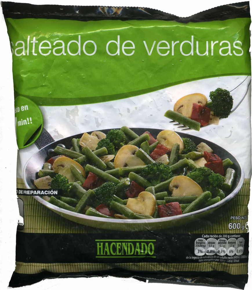 Salteado de verduras
