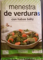 Menestra de verduras con habas baby congelado