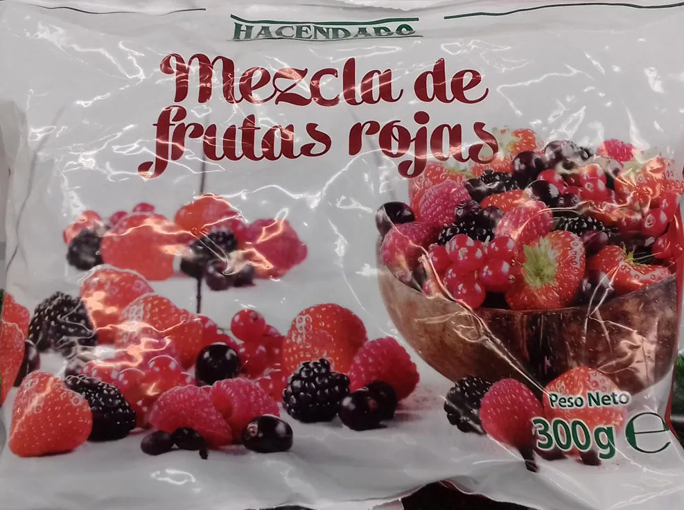 Mezcla de frutas rojas
