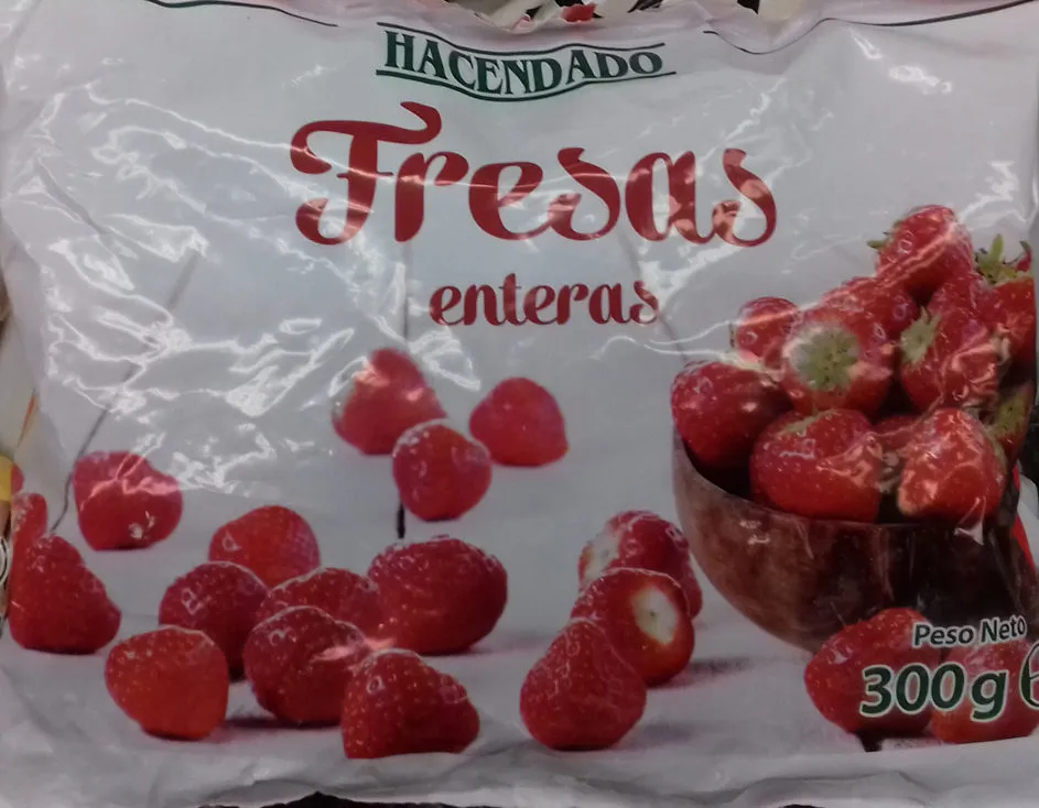 Fresas enteras