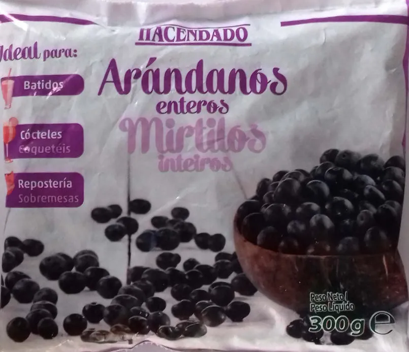 Arándanos enteros