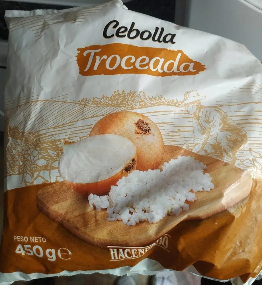 Cebolla troceada
