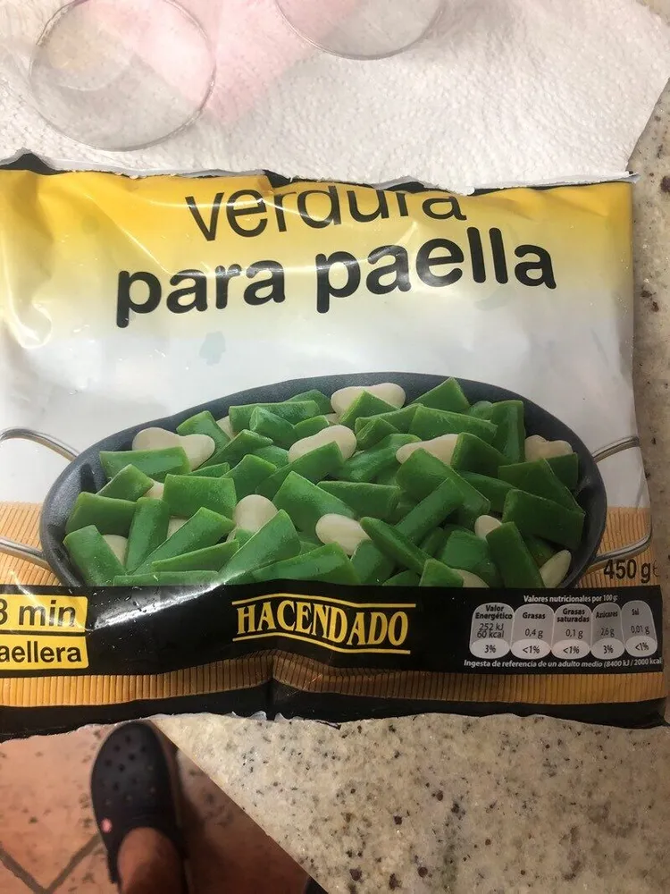 Verdura para paella