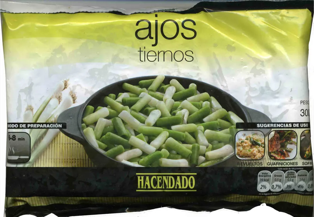 Ajos tiernos