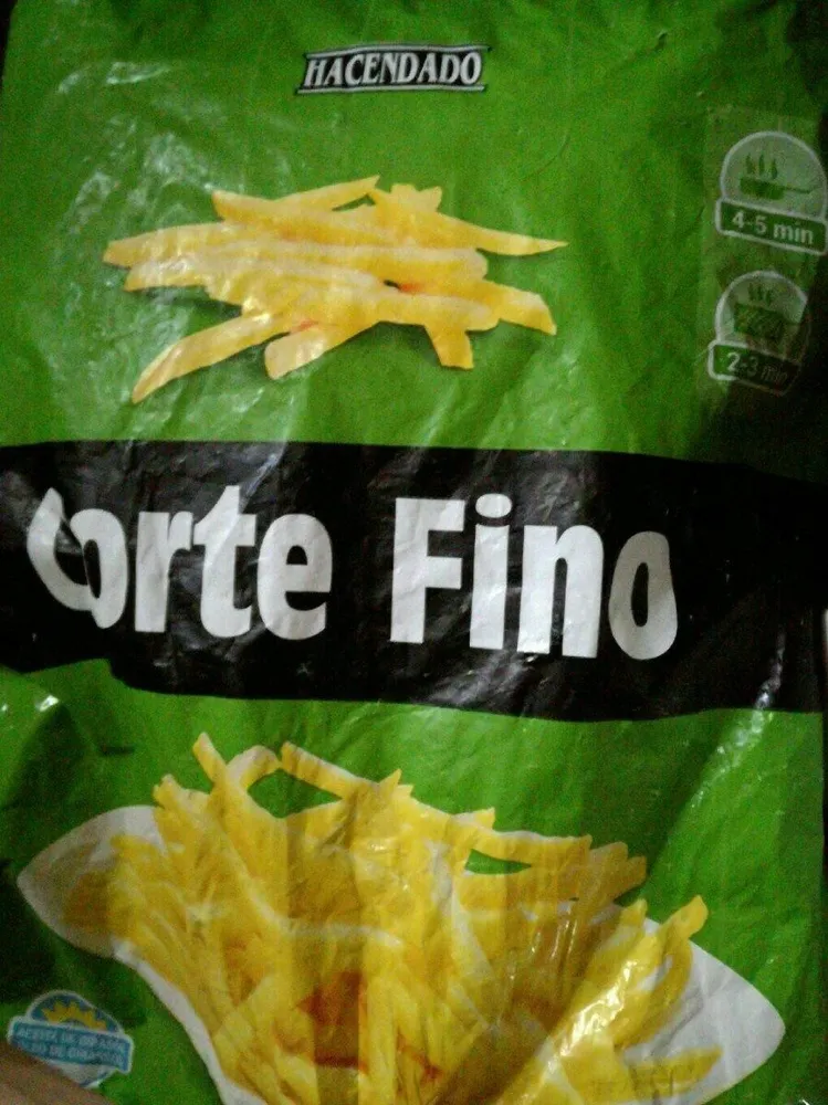 Patatas corte fino
