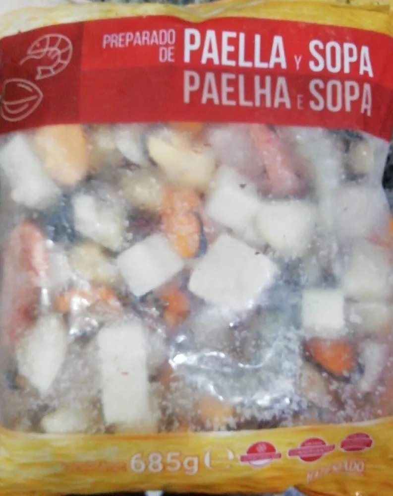 Preparado de paella y sopa