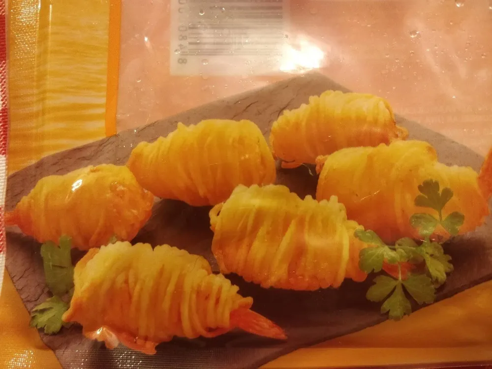 Langostinos en su nido