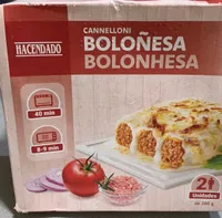 Cannelloni boloñesa
