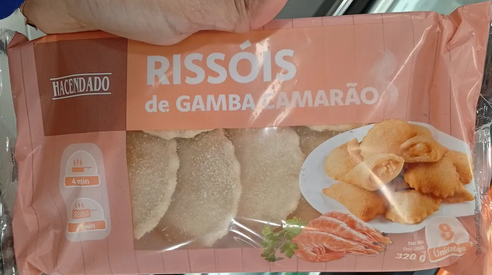 Rissóis de Camarão
