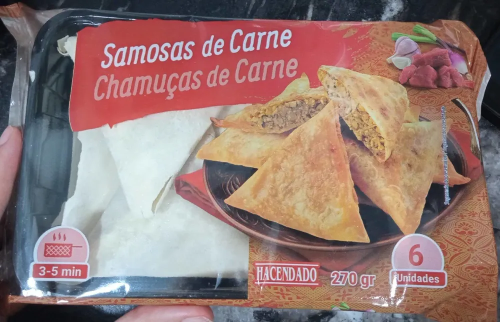 Samosas de carne