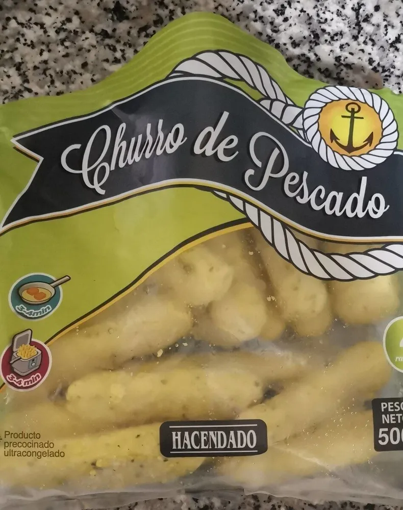 Churros de pescado