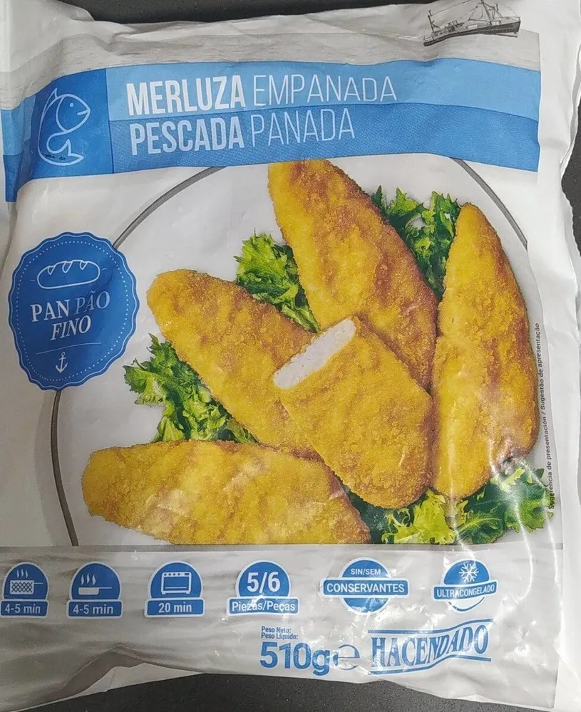 Merluza empanada