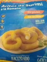 Aritos de surimi a la romana