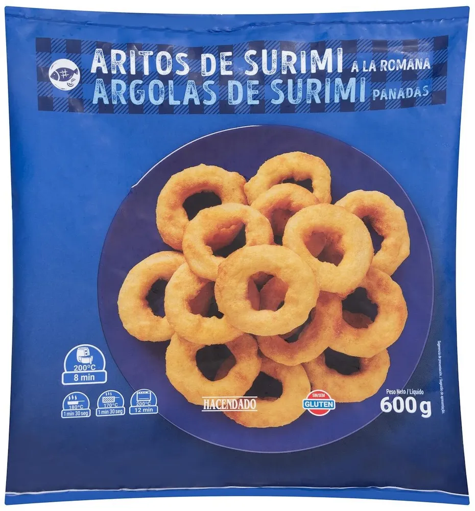 Aritos de surimi