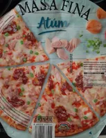 Pizza masa fina atún