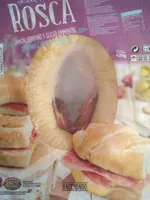 Rosca jamón y queso