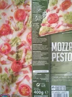 Pizza mozzarella pesto