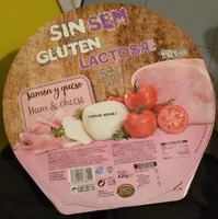 Pizza de jamón sin lactosa sin gluten