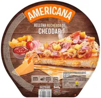 Pizza Americana Rellena de Cheddar