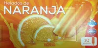 Helados de naranja