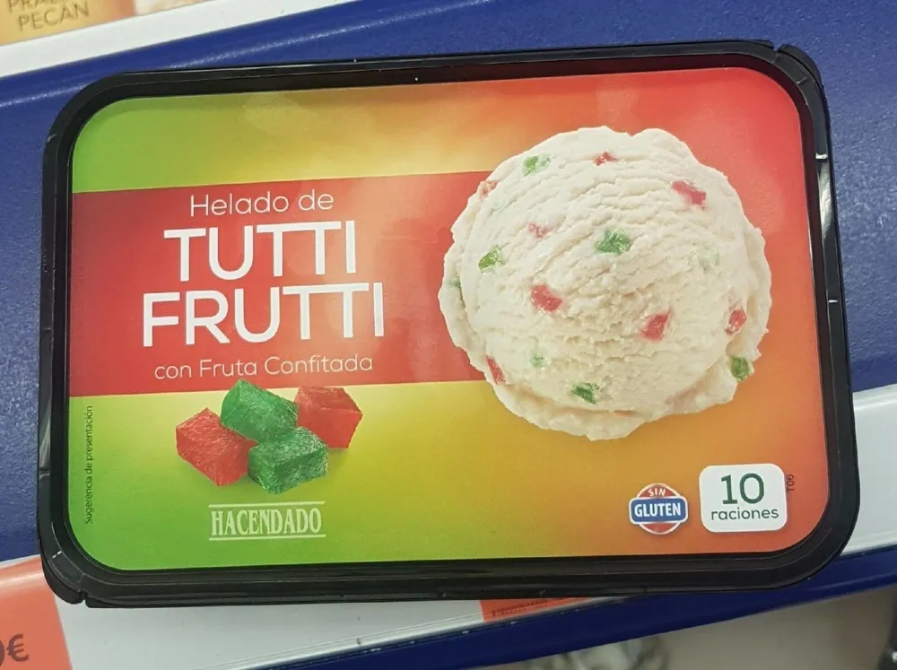Helado Tutti Frutti