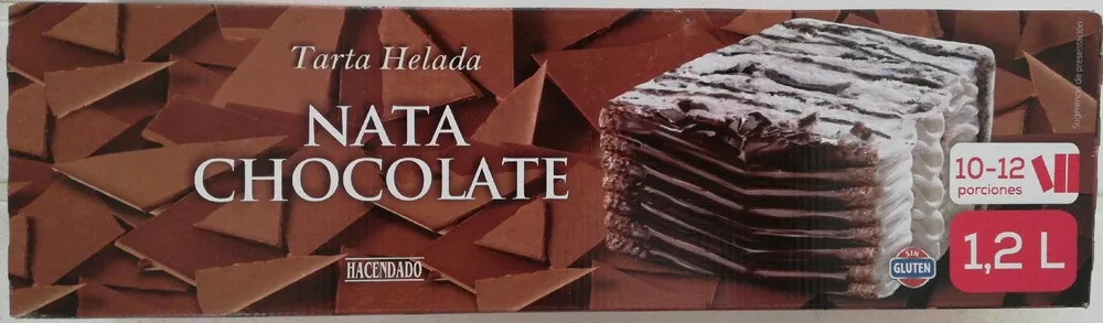 Tarta Helada Nata Chocolate