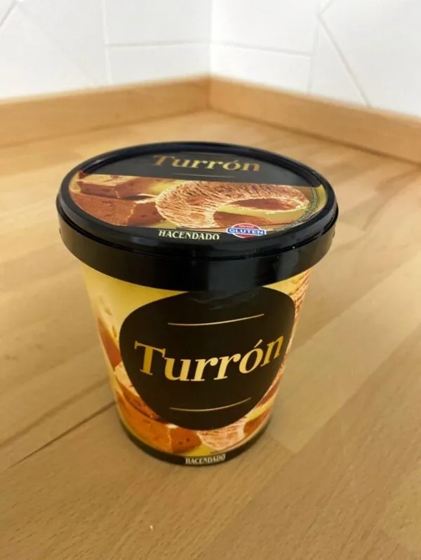 Helado Turrón