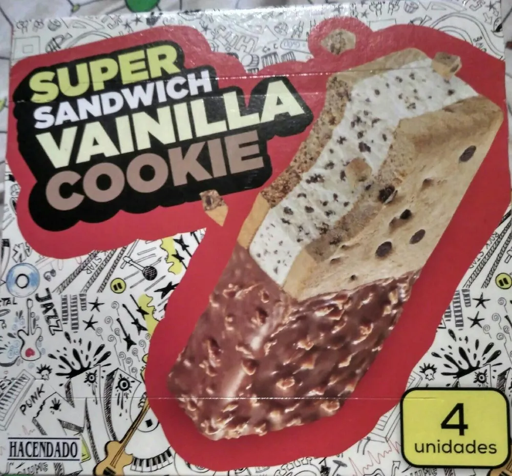 Super sandwich vainilla cookie