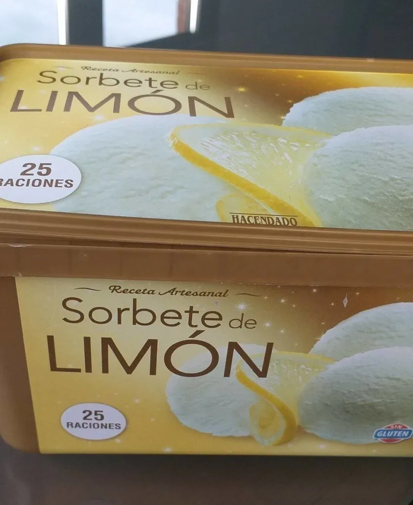 Sorbete de limón