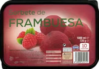 Sorbete de frambuesa