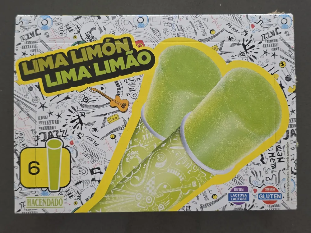 Gelado de fruta - Lima Limão