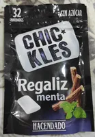 Chicles regaliz y menta