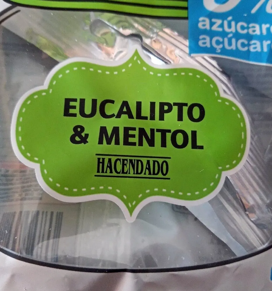 Caramelos eucalipto y mentol 0% azúcares