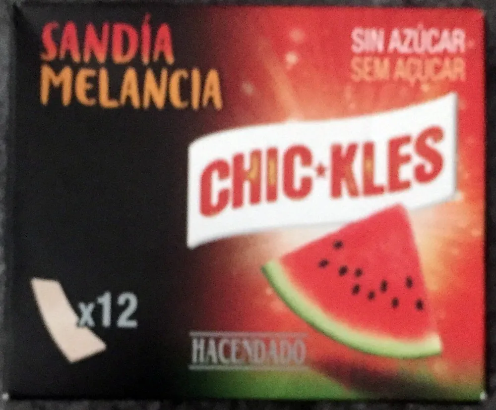 Chicles sandía