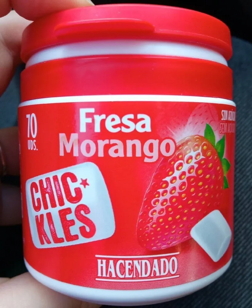 Chicles fresa